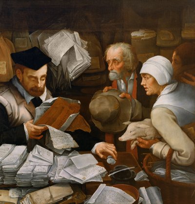 Il riscossore delle tasse, 1543 da Paul De Vos